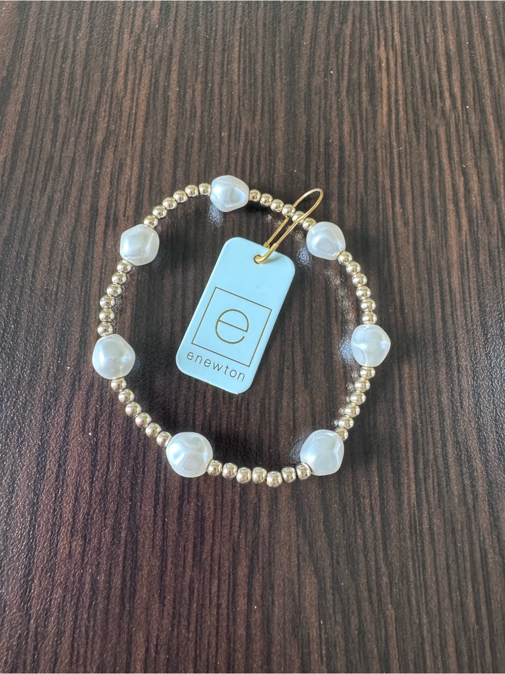 Enewton pearl and gold fashion bracelet, worn twice